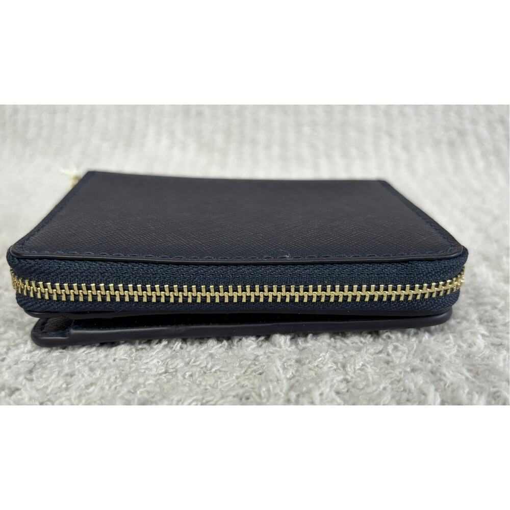 NWT Tory Burch Blue Leather Emerson Mini Wallet #72895 - Picture 5 of 8